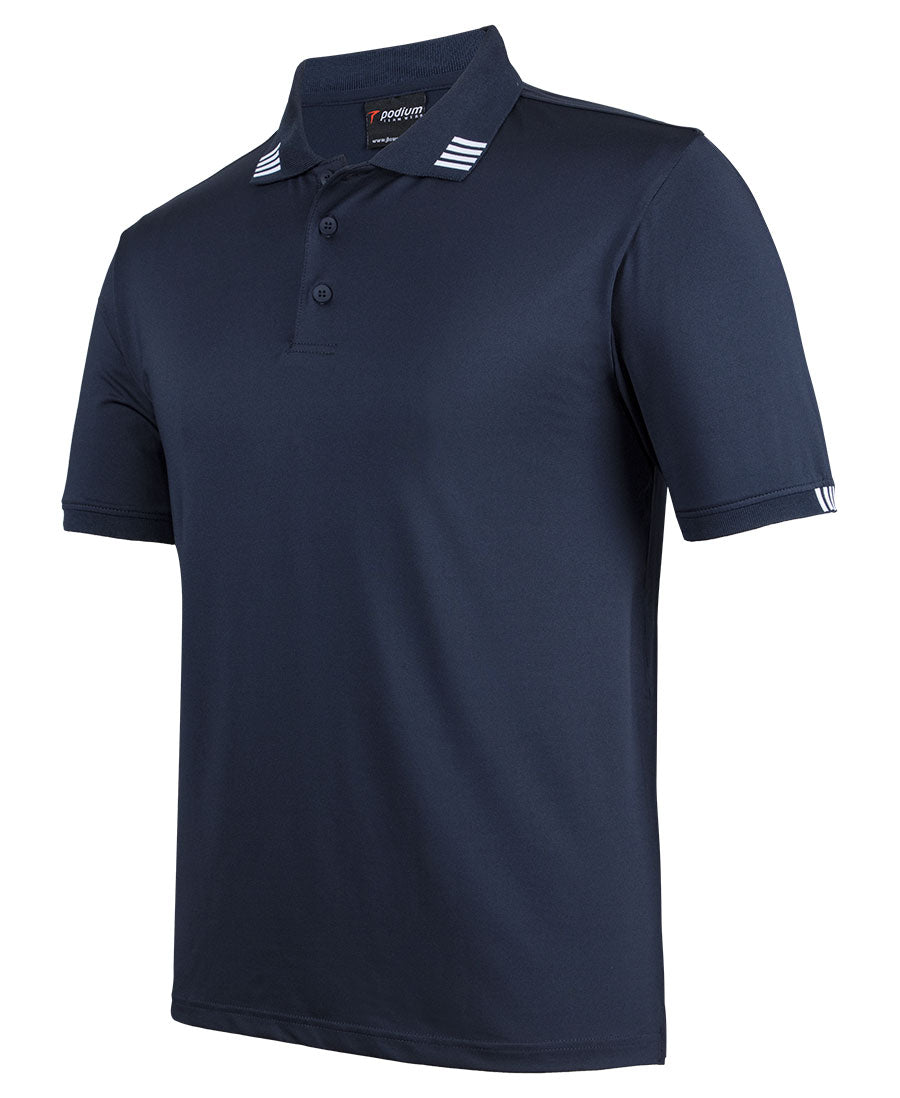 Podium 4 Stripe S/S Stretch Polo 7S4P