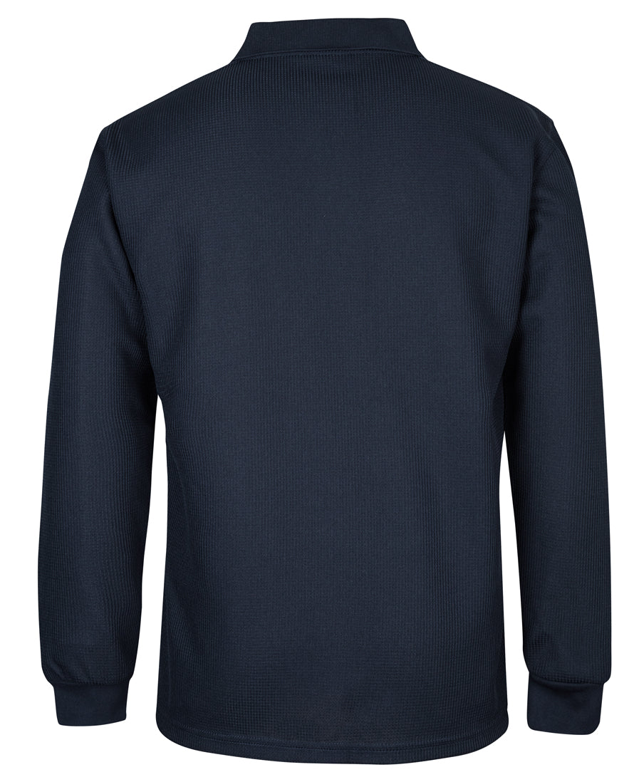 Podium L/S Waffle Pocket Polo 7WPL