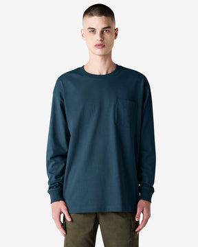9410 American Apparel Super Heavyweight Unisex Long Sleeve Pocket T-Shirt