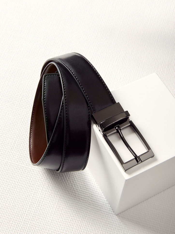 99300 Mens Leather Reversible Belt