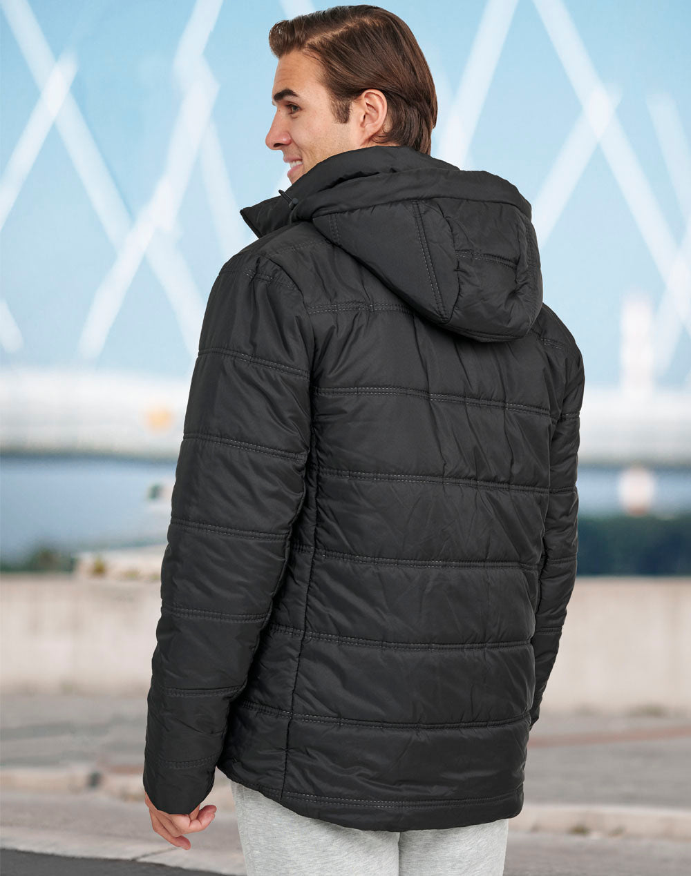 JK58 UNISEX SUSTAINABLE SEAMLESS PARKA JACKET (3D CUT)