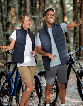 JK61 SUSTAINABLE INSULATED PUFFER VEST (3D CUT) Men's