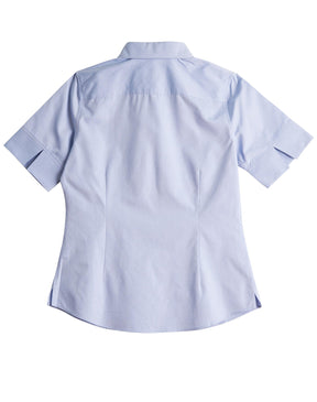 Benchmark M8040S Women's CVC Oxford Short Sleeve Shirt