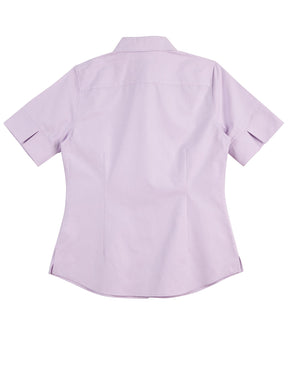 Benchmark M8040S Women's CVC Oxford Short Sleeve Shirt