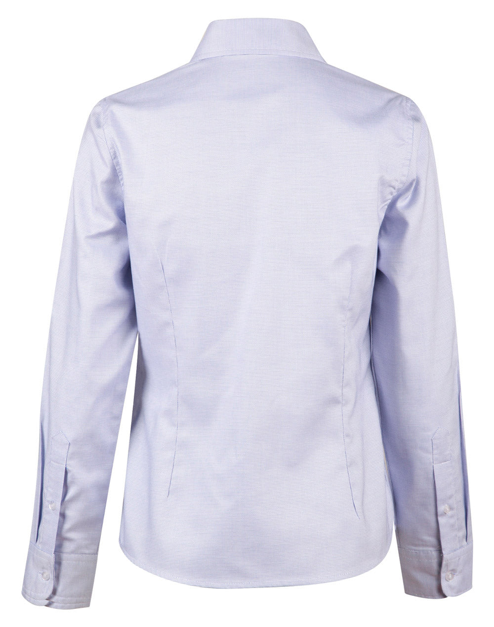 Benchmark M8922 Ladies' Dot Contrast Long Sleeve Shirt