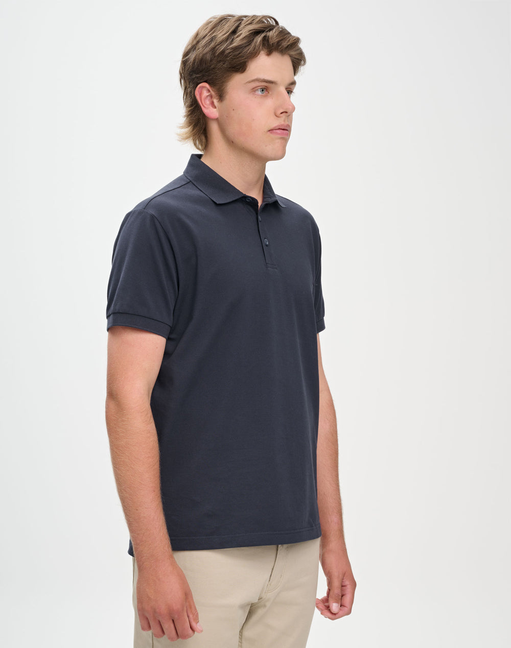PS71 Mens Ultrafine Cotton Pique Short Sleeve Polo