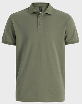 PS71 Mens Ultrafine Cotton Pique Short Sleeve Polo