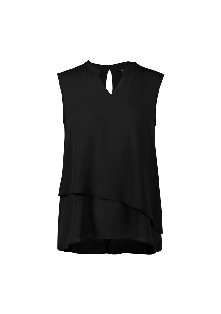 RB260LN Womens Seville Sleeveless Layered Blouse