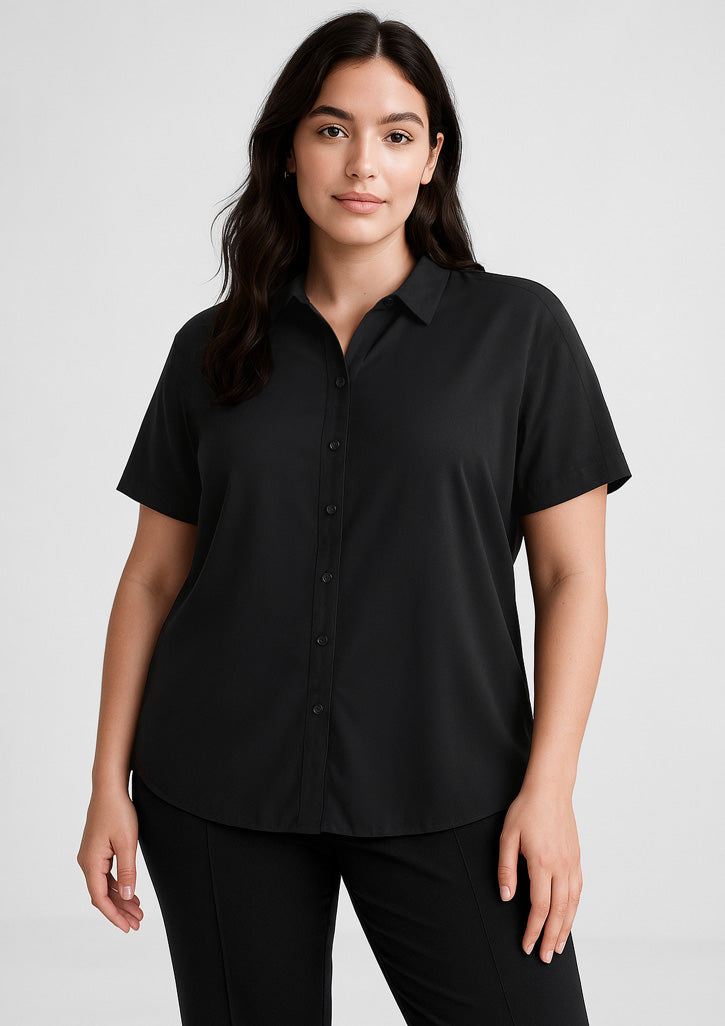 RB365L Womens Dahlia Short Sleeve Blouse