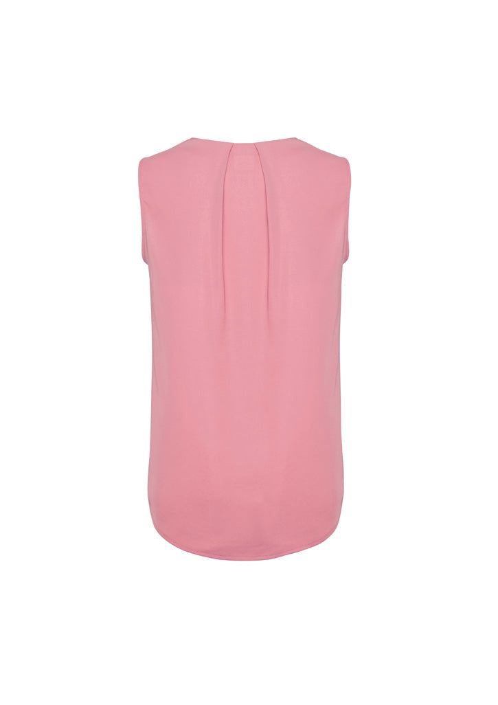 RB973LN Womens Estelle Sleeveless Pleat Detail Blouse
