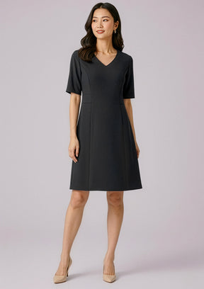 RD974L Womens Siena Extended Short Sleeve Dress
