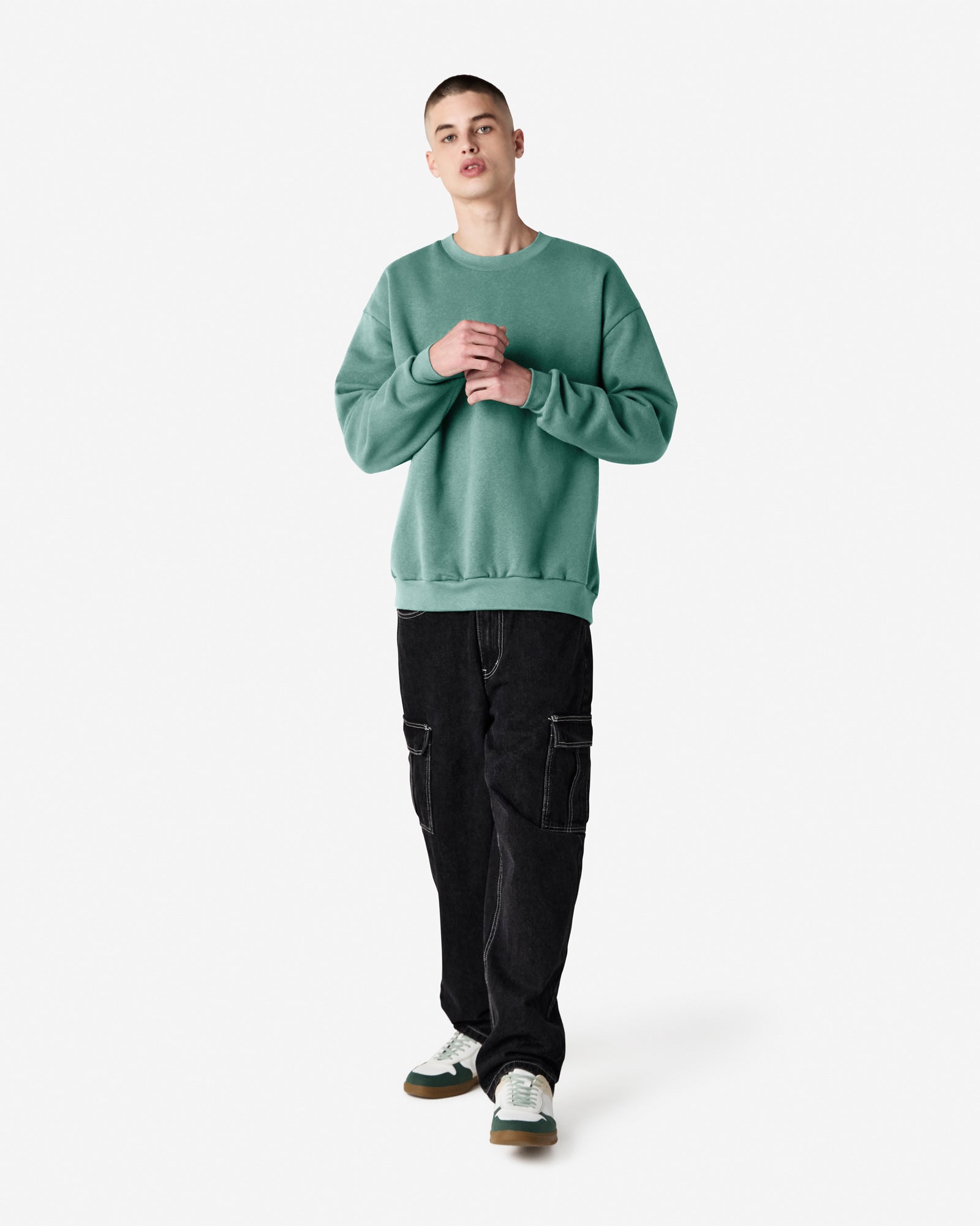RF496 American Apparel Reflex Fleece Unisex Crewneck Sweatshirt