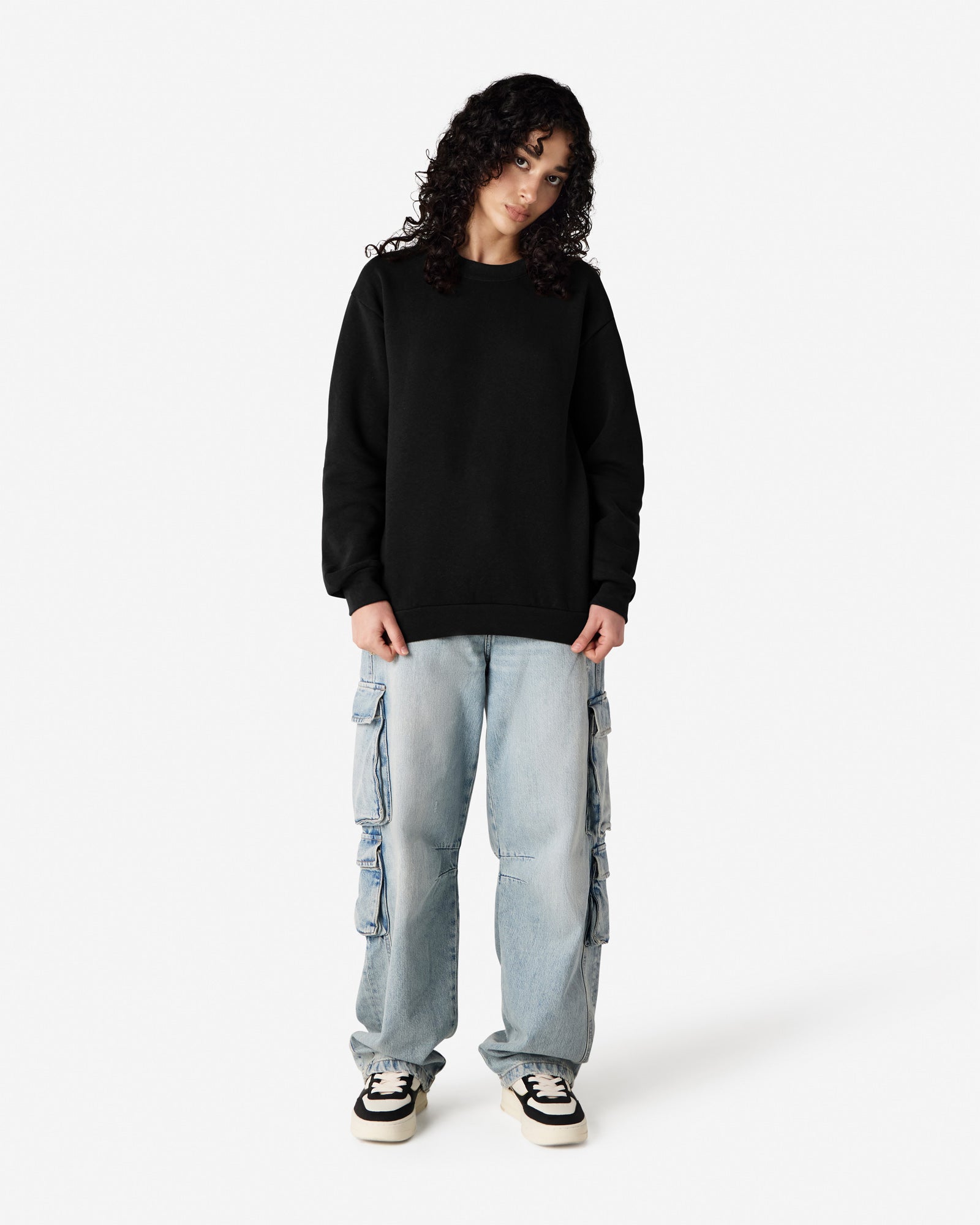 RF496 American Apparel Reflex Fleece Unisex Crewneck Sweatshirt