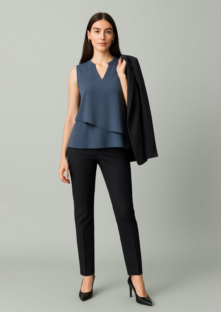 RGP405L Womens Renew Mid-Waist Slim Leg Pant