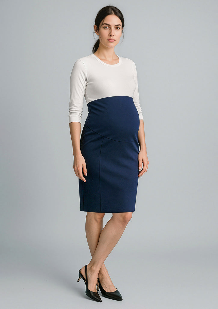 RGS307L Womens Cool Stretch Maternity Skirt