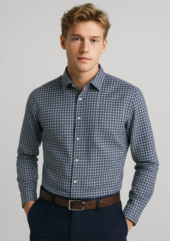 RS070ML Mens Noah Long Sleeve Shirt