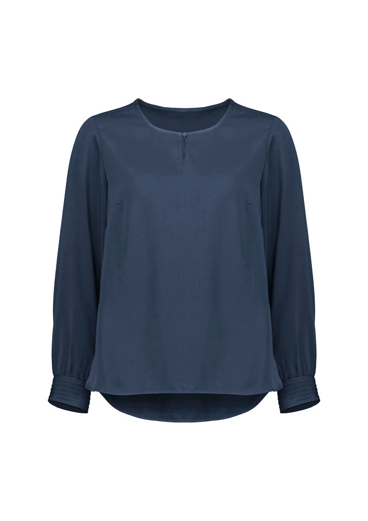 RU569LL Womens Evelyn Long Sleeve Blouse