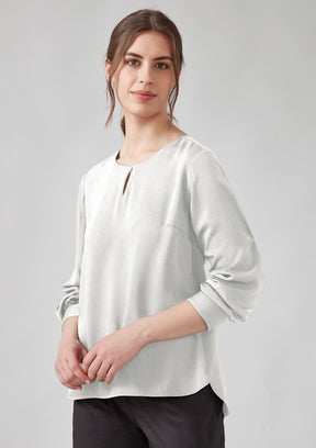 RU569LL Womens Evelyn Long Sleeve Blouse