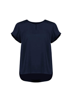 RU569LS Womens Evelyn Short Sleeve Blouse