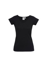 Womens Viva Short Sleeve V-Neck Tee T403L