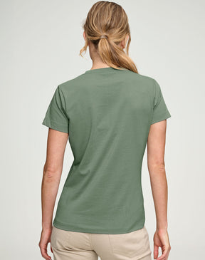 TS44 PREMIUM COTTON FACE TEE Ladie's
