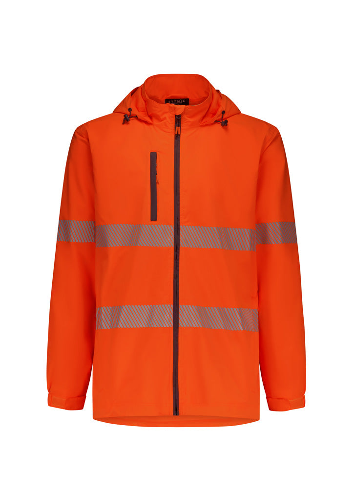 Unisex Super Light Segmented Tape Packable Rain Jacket ZJ560