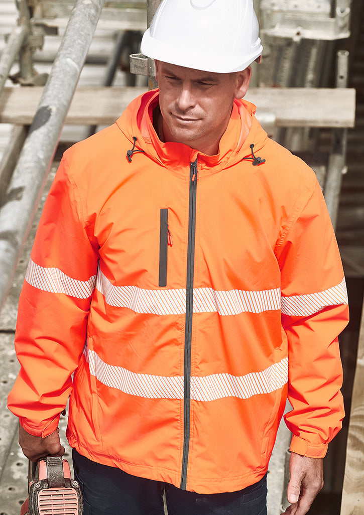 Unisex Super Light Segmented Tape Packable Rain Jacket ZJ560
