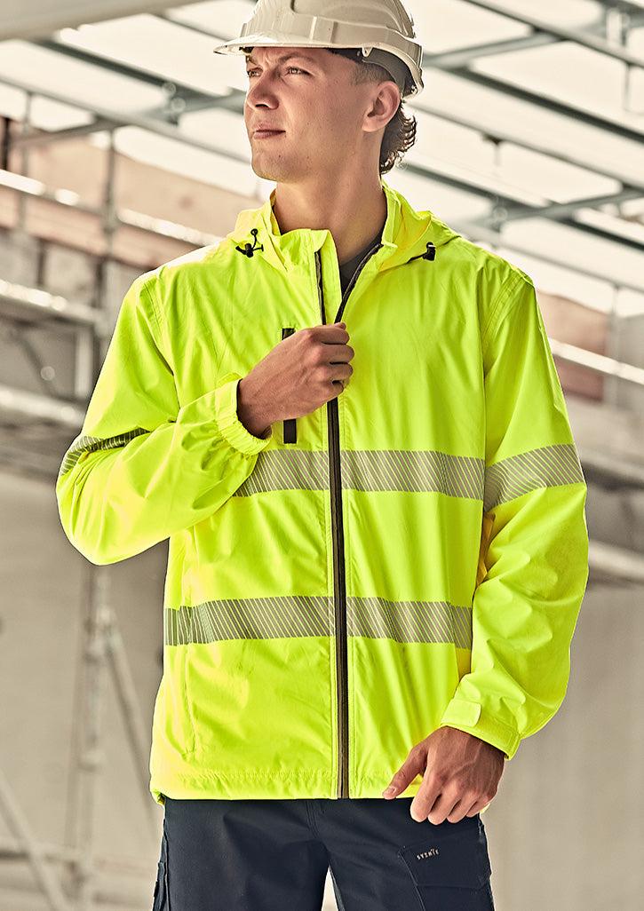 Unisex Super Light Segmented Tape Packable Rain Jacket ZJ560