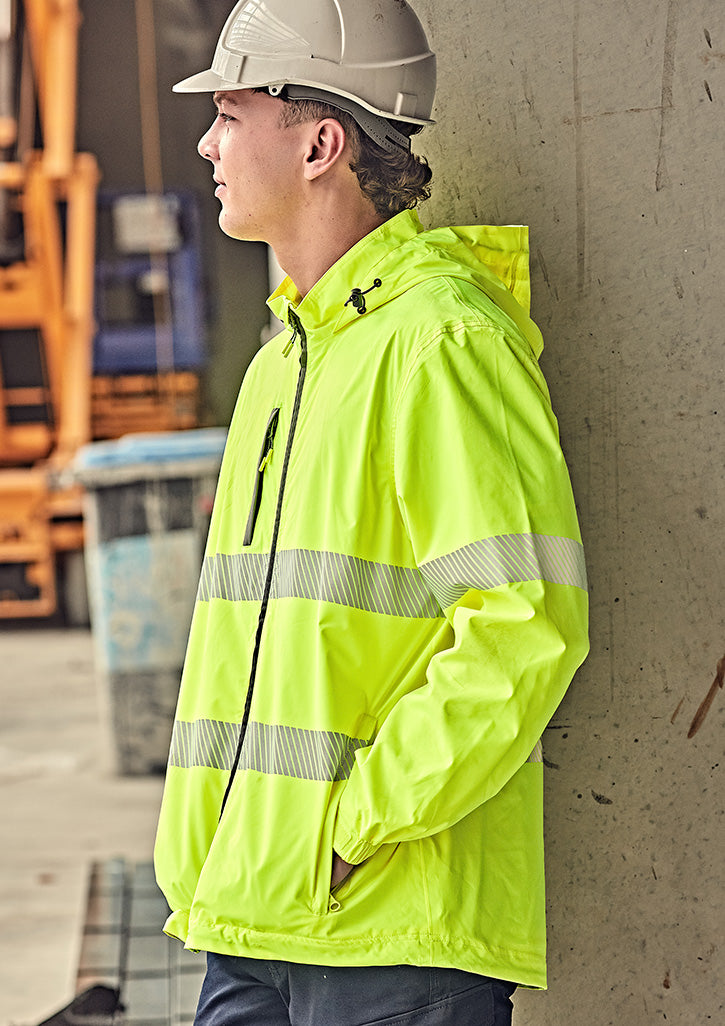 Unisex Super Light Segmented Tape Packable Rain Jacket ZJ560