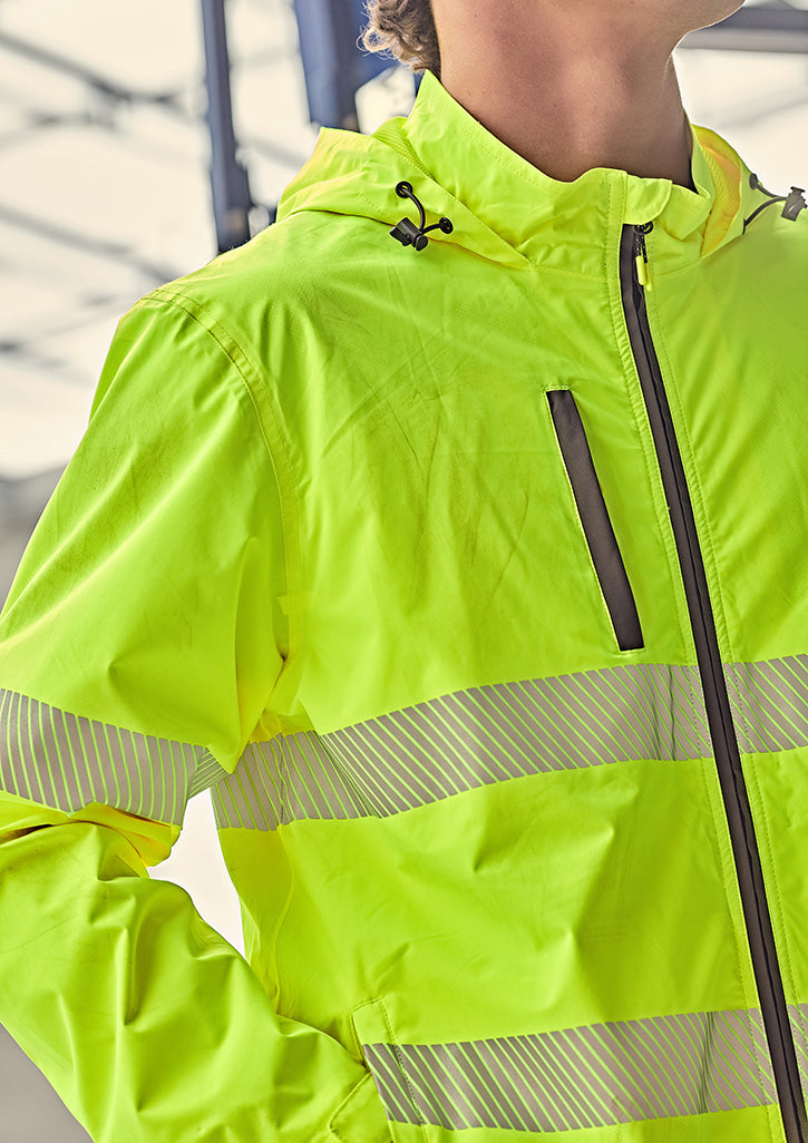 Unisex Super Light Segmented Tape Packable Rain Jacket ZJ560