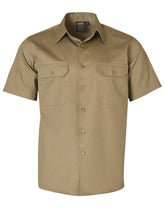AIW WT03 Cotton Drill Short Sleeve Work Shirt