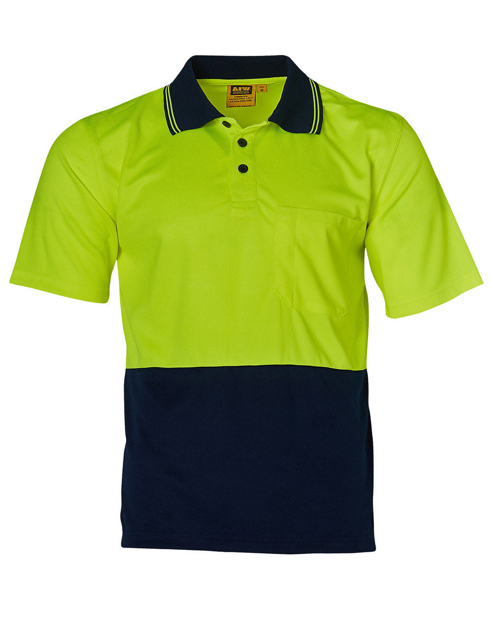 AIW SW01TD High Visibility Short Sleeve Polo
