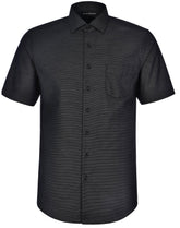 Benchmark M7400S ASCOT MENS SHORT SLEEVE DOT JACQUARD STRETCH SHIRT