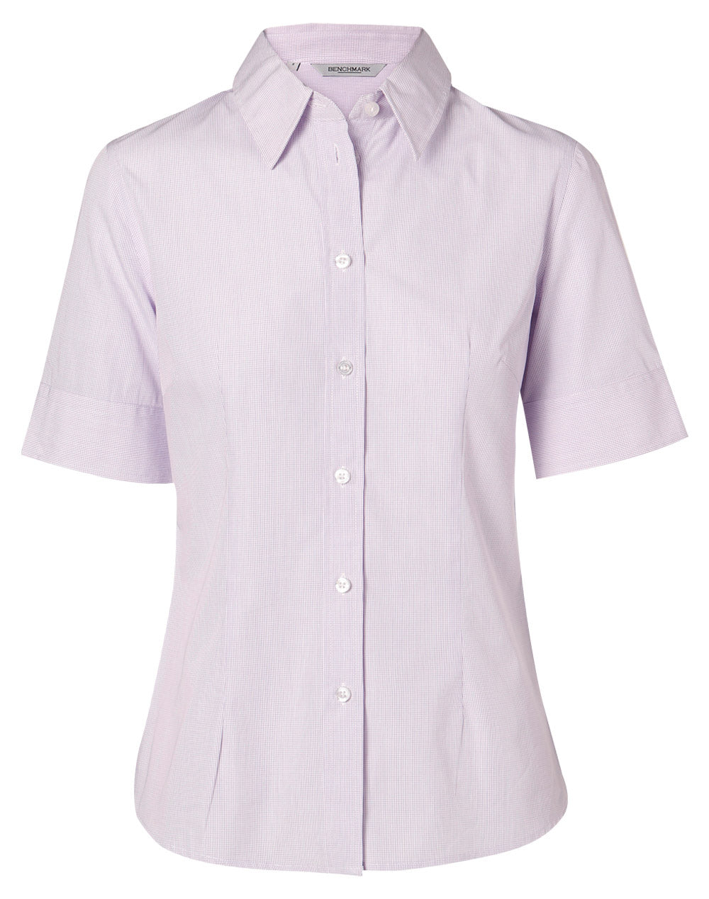 Benchmark M8360Q Women's Mini Check 3/4 Shirt