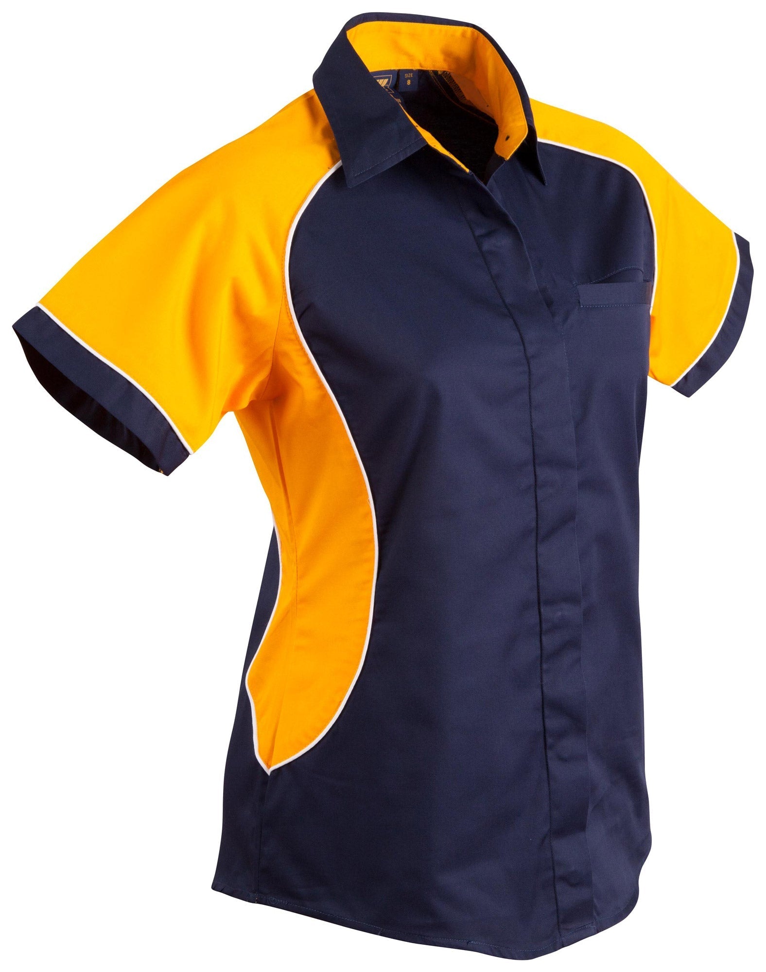 Benchmark BS16 Women's Arena Tri-Colour Contrast Shirt