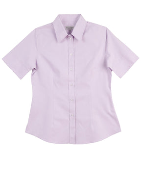 Benchmark M8040S Women's CVC Oxford Short Sleeve Shirt