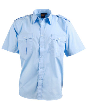 Benchmark BS06S Epaulette Short Sleeve-Unisex
