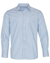 Benchmark M7232 Men's Balance Stripe Long Sleeve Shirt