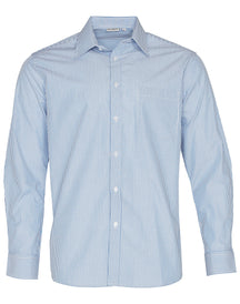 Benchmark M7232 Men's Balance Stripe Long Sleeve Shirt