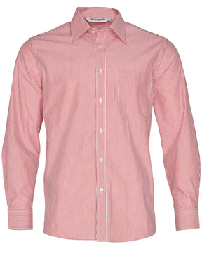 Benchmark M7232 Men's Balance Stripe Long Sleeve Shirt