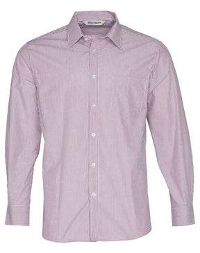 Benchmark M7232 Men's Balance Stripe Long Sleeve Shirt