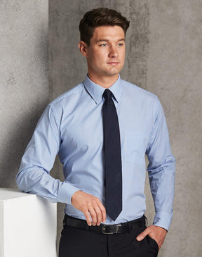 Benchmark M7232 Men's Balance Stripe Long Sleeve Shirt