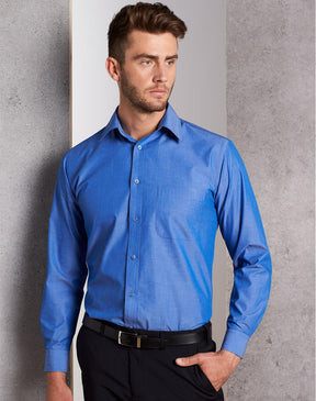 Benchmark M7002 Men's Nano  Tech Long Sleeve Shirt