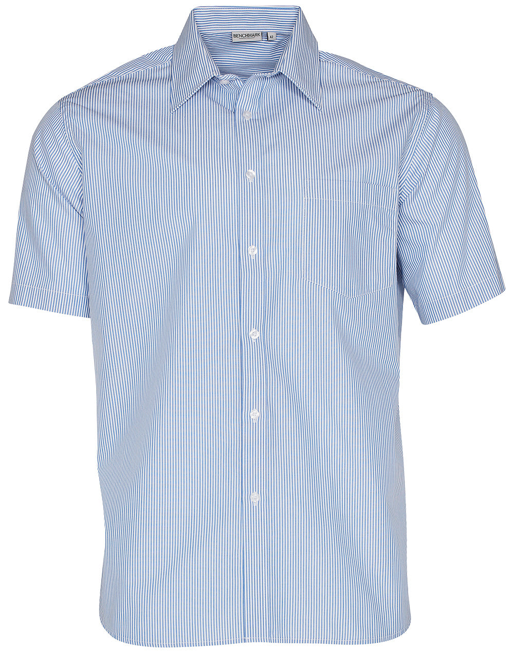 Benchmark M7231 Men's Balance Stripe Short Sleeve Shirt