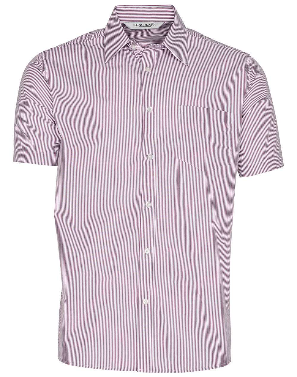 Benchmark M7231 Men's Balance Stripe Short Sleeve Shirt