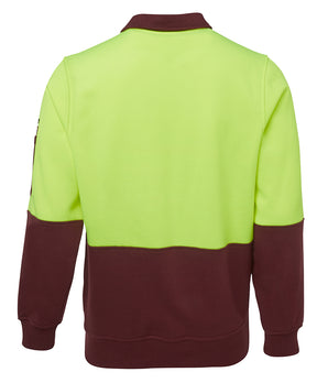 JB's Wear Hi Vis 1/2 Zip Fleecy Sweat 6HVFH