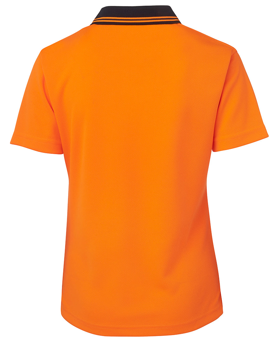 JB's Wear Ladies Hi Vis S/S Comfort Polo 6LHCP