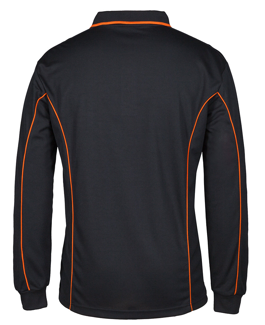 JBS PODIUM L/S PIPING POLO 7PIPL