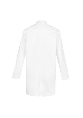 BIZ CARE MENS HOPE LONG LINE LAB COAT CC144ML