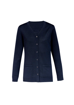 BIZ CARE WOMENS BUTTON FRONT CARDIGAN CK045LC